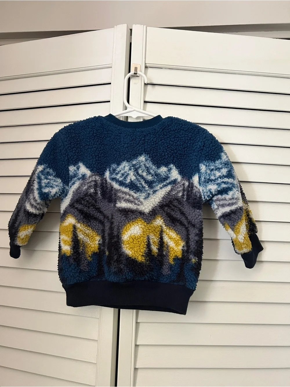 Old Navy Toddler Blue Mountain Sherpa Sweater